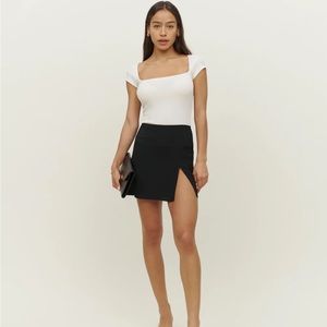 Reformation Margot Skirt NWOT Size 4 Black